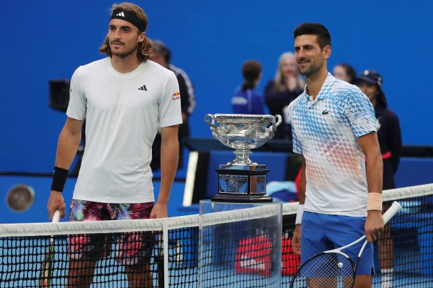 Djokovic Tsitsipas final Open Australia / Foto: EFE - Fazry Ismail