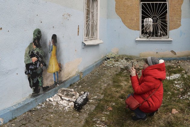 grafiti ucraina tvboy irpin EFE EPA ANDRII NESTERENKO 2