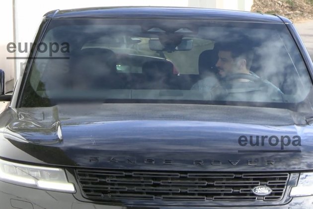 Piqué cono Milán coche Europa Press Piqué cono Milán coche Europa Press