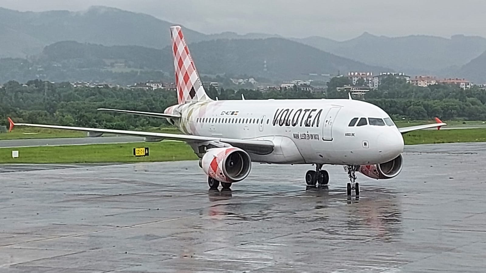 Un avión de Volotea