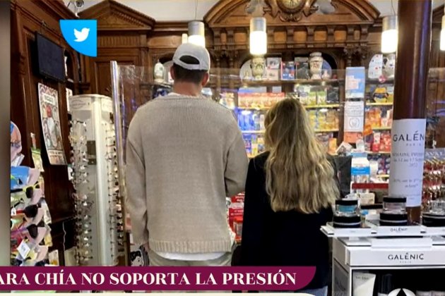 Piqué y Clara ala farmacia Antena 3