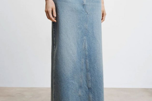 Falda larga denim1 Falda larga denim1