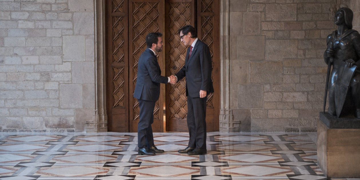 El Govern i el PSC signen l'acord per als pressupostos del 2023