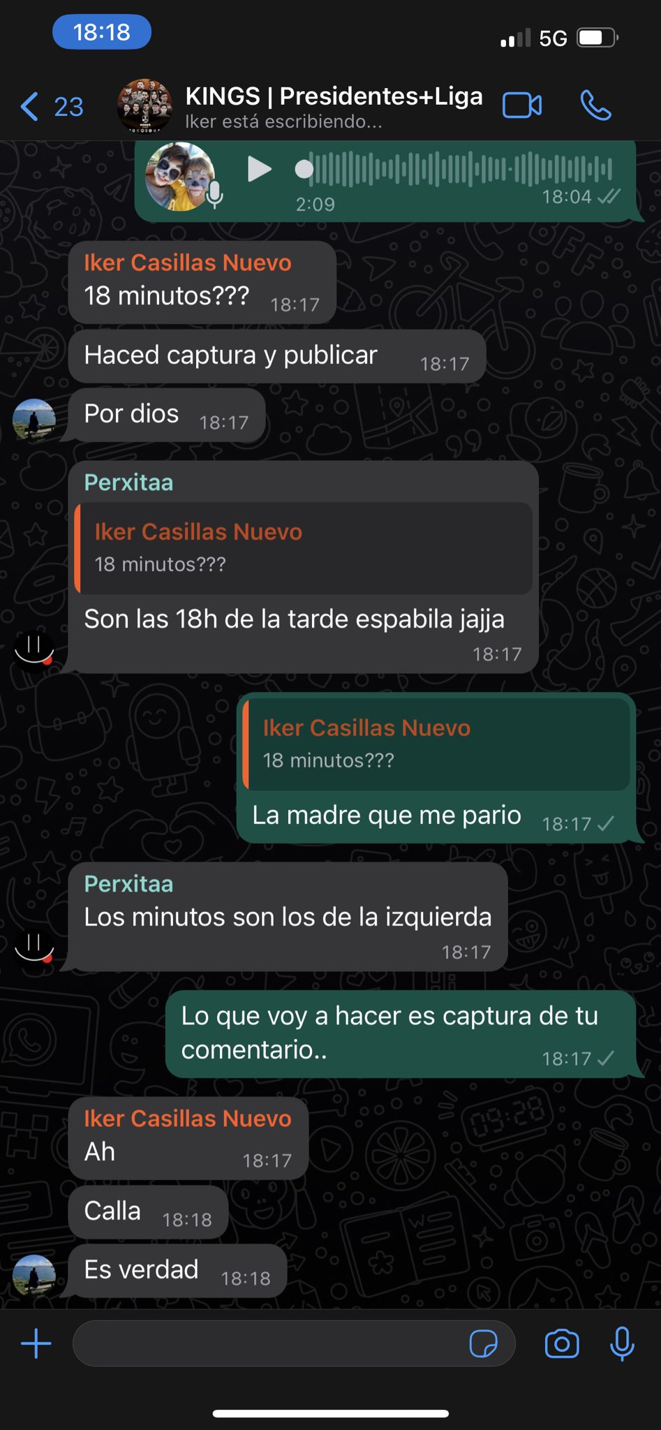 grupo whatsapp Piqué Casillas