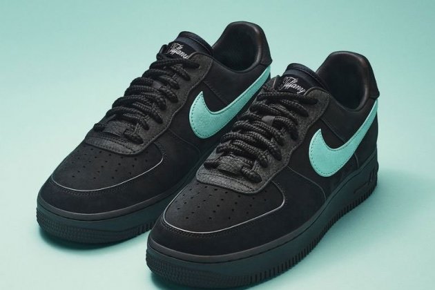 Zapatillas Nike Air Force 1 1837 con Tiffany & Co1 Zapatillas Nike Air Force 1 1837 con Tiffany & Co1