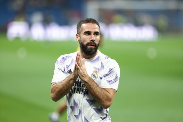 Dani Carvajal entrenamiento Real Madrid / Foto: Europa Press