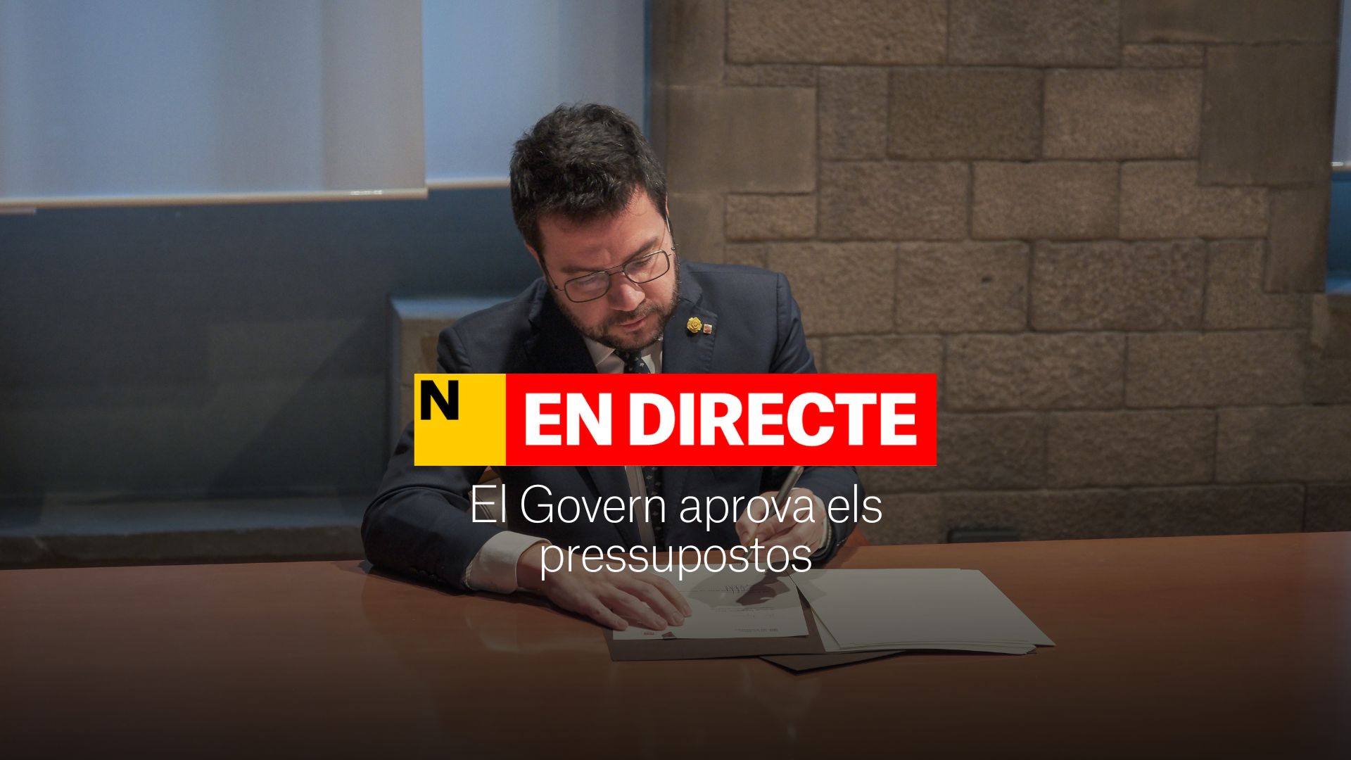 El Govern presenta els pressupostos al Parlament | DIRECTE