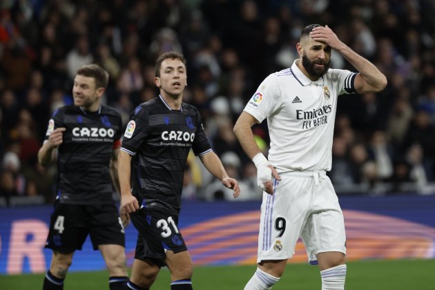 benzema preocupado / Foto: EFE - Juanjo Martin