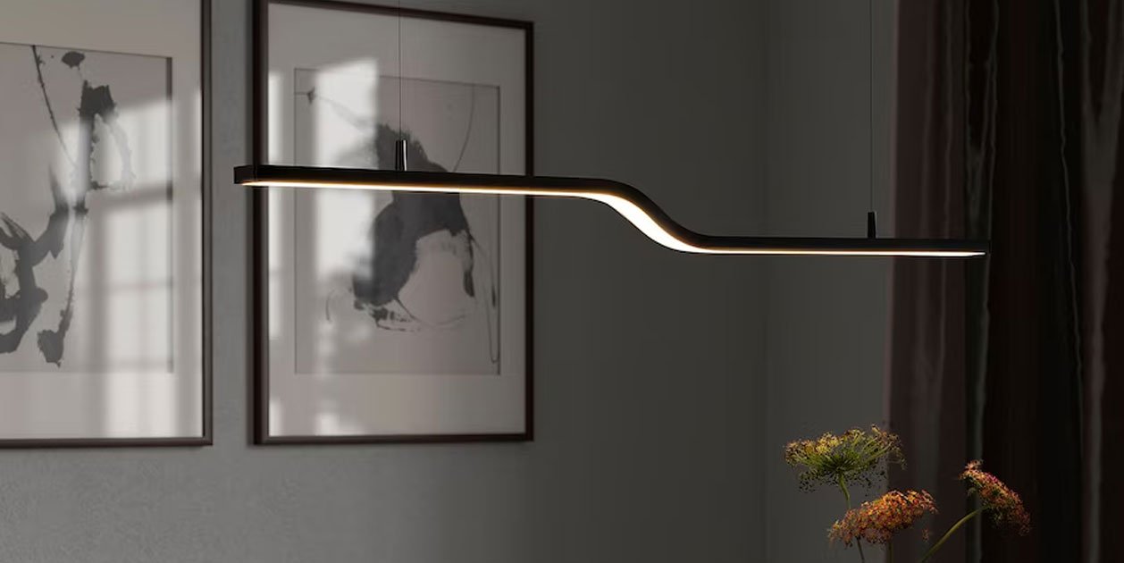 Ikea tiene un nueva lámpara de techo inteligente totalmente minimalista