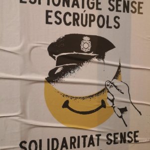 Manifestacio espionatge policies infiltrats / La Cinètika