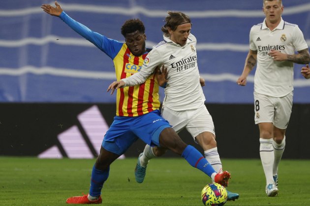 Yunus Musah Luka Modric Reial Madrid València / Foto: EFE