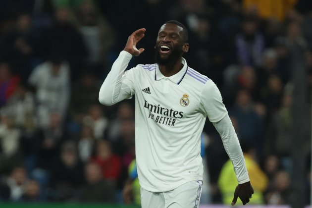 Antonio Rüdiger protesta gol anul·lat Reial Madrid / Foto: EFE