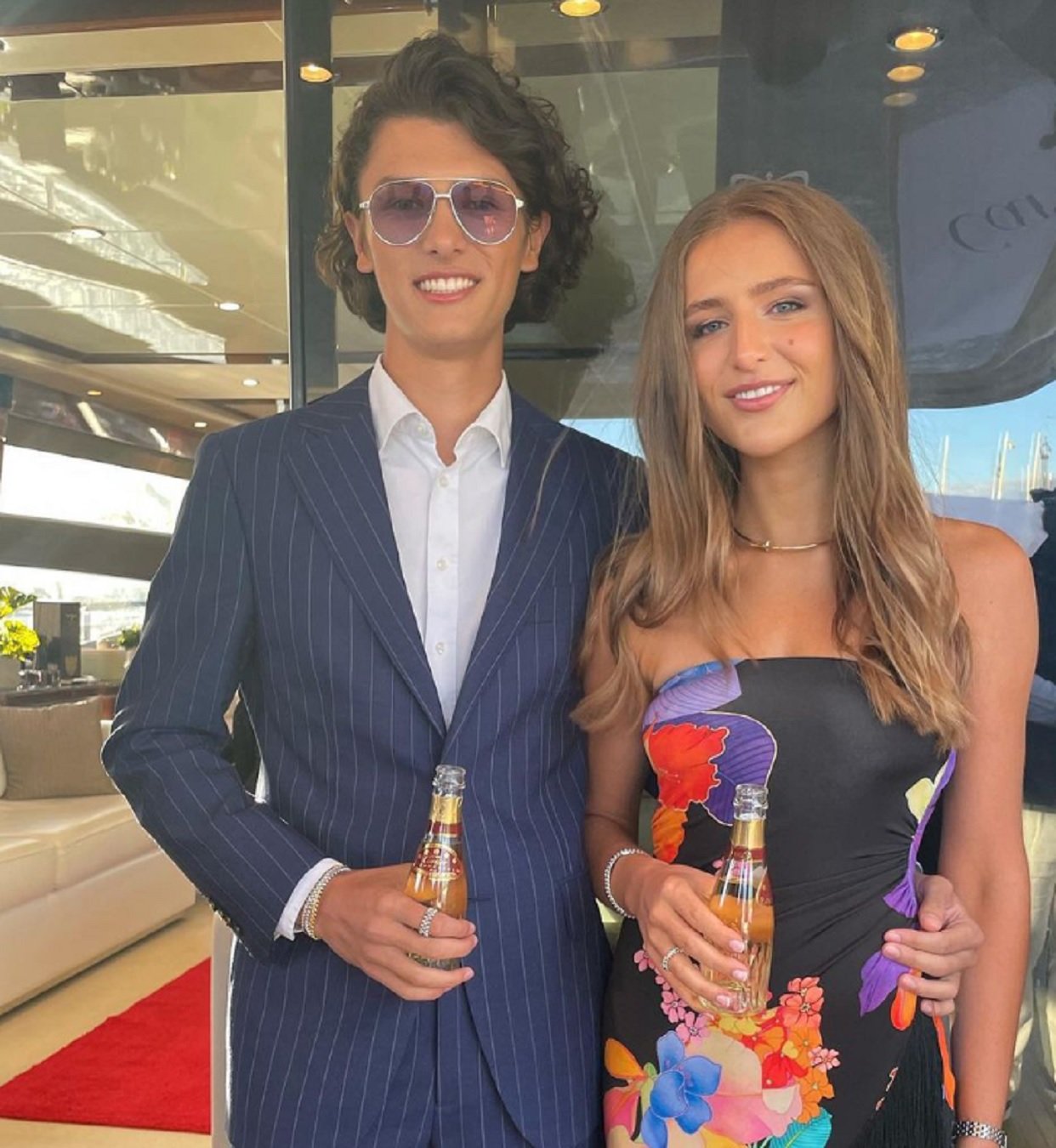Nicolás de Dinamarca y su novia IG Nicolás de Dinamarca y su novia IG