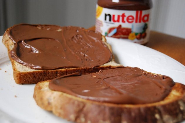 Nutella pan molde Nutella pan molde