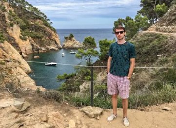 Stanislav Shevchuk, en la Costa Brava. 