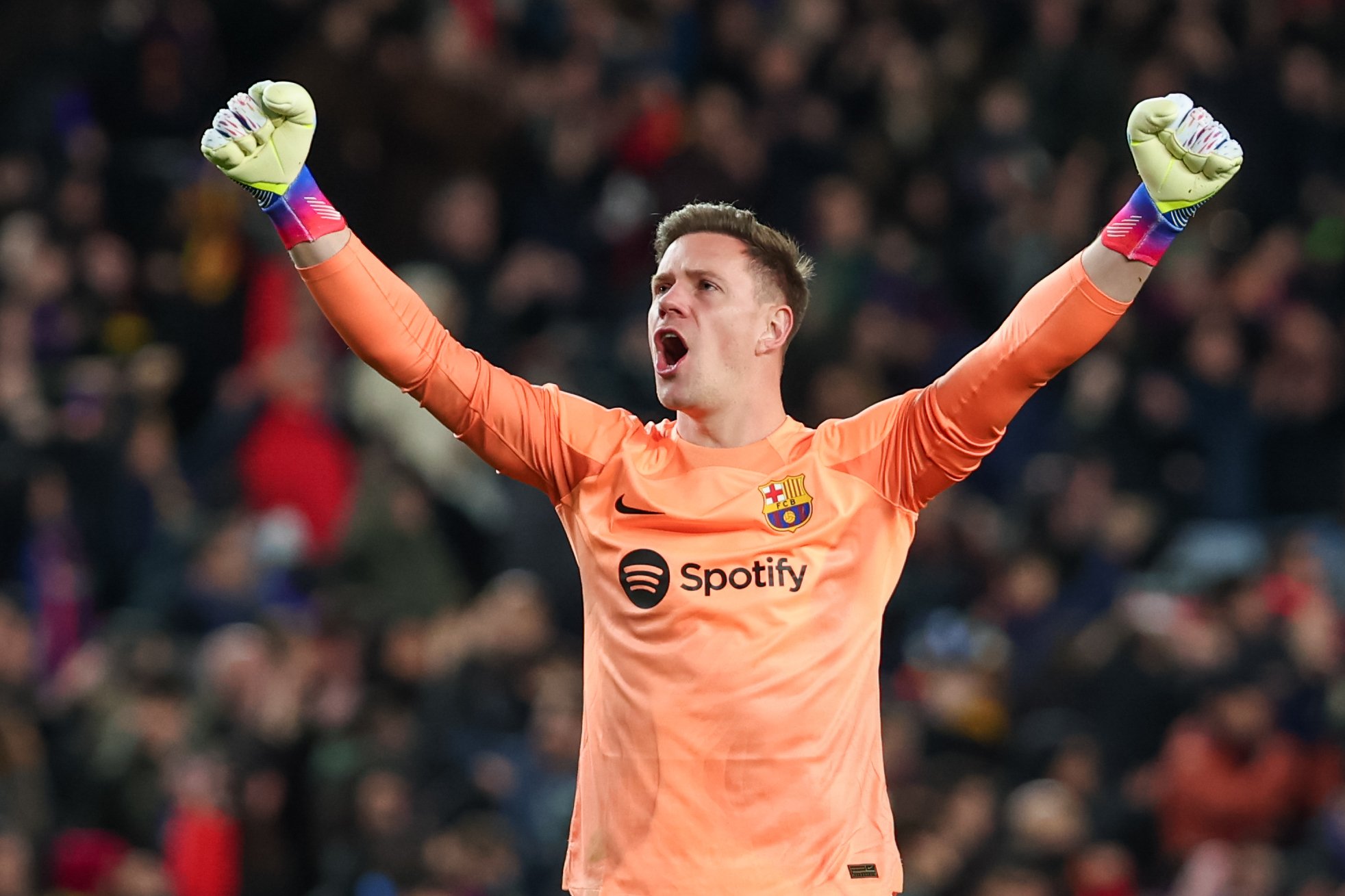 Ter Stegen más cerca del Trofeo Zamora: el derbi contra el Girona, partido clave