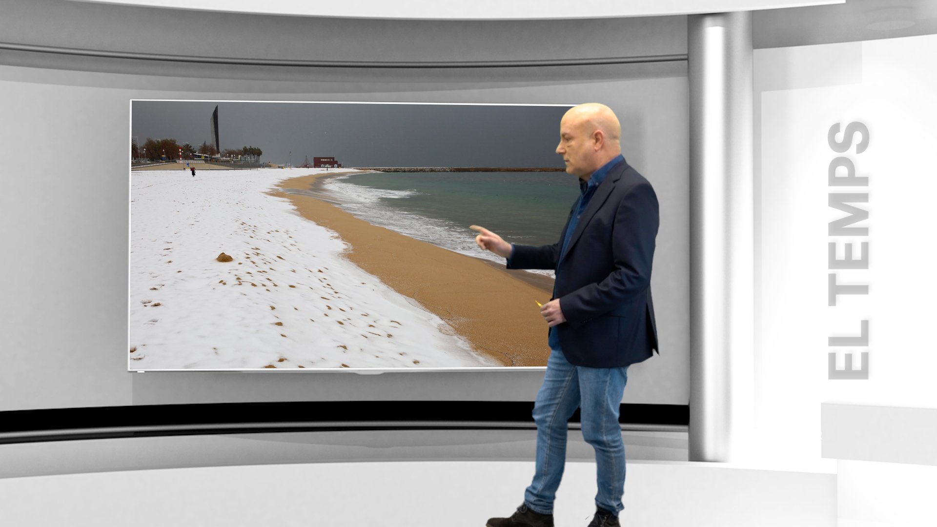 ¿Nevará en la playa de Barcelona? Frío y heladas en toda Catalunya: ¡febrero loco!