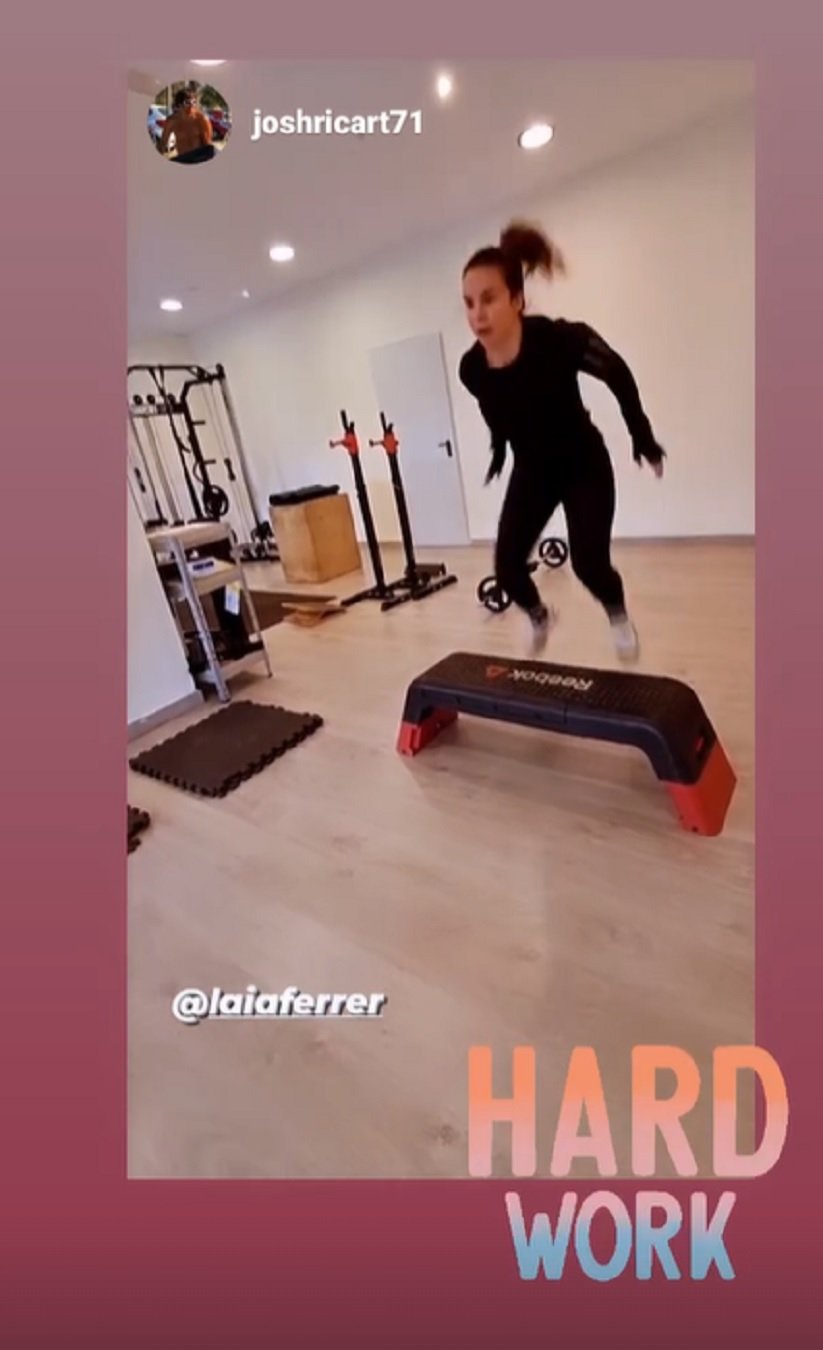 Laia Ferrer, al gym (3) Stories IG Laia Ferrer, al gym (3) Stories IG