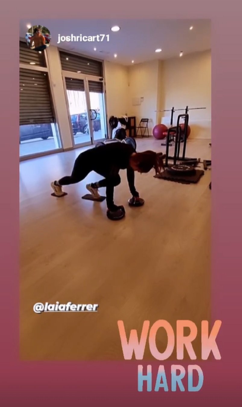 Laia Ferrer, al gym (4) Stories IG Laia Ferrer, al gym (4) Stories IG