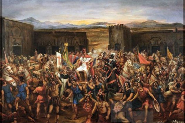 La captura de Atahualpa   Juan Lepiani