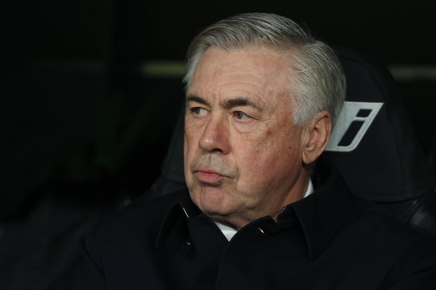 Carlo Ancelotti enfadat / Foto: EFE