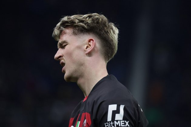Alexis Saelemaekers Milan AC EFE Alexis Saelemaekers Milan AC EFE