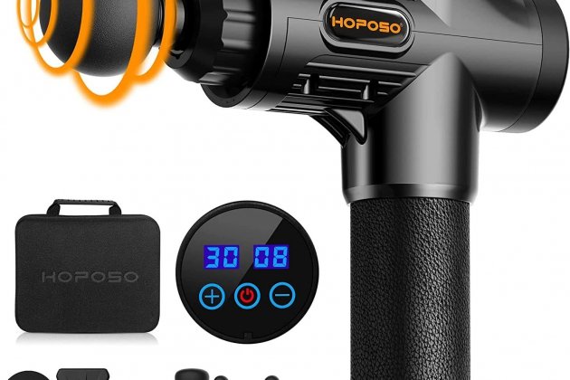 Pistola de masaje muscular de Hosopo1