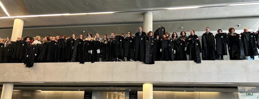 Barcelona. Vaga Lletrats de l'Administració de Justícia Barcelona. Vaga Lletrats de l'Administració de Justícia