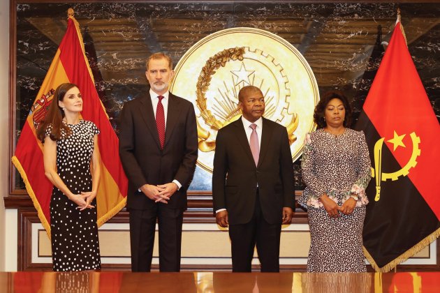 Felipe Letizia Joao Lourenço y la primera dama angoleña Ana Afonso Dias EFE Felipe Letizia Joao Lourenço y la primera dama angoleña Ana Afonso Dias EFE