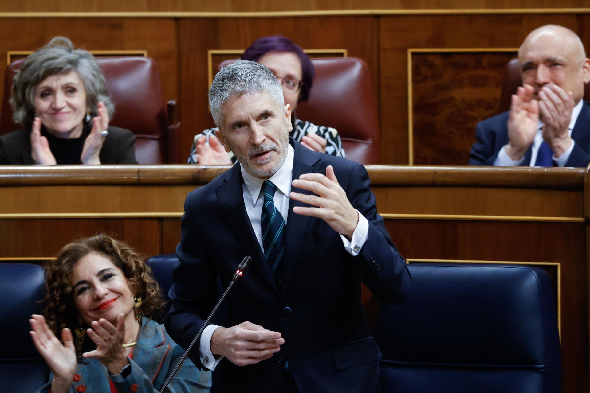 Marlaska ataca el PP pel vaixell dels piolins: “Els vau deixar sols”