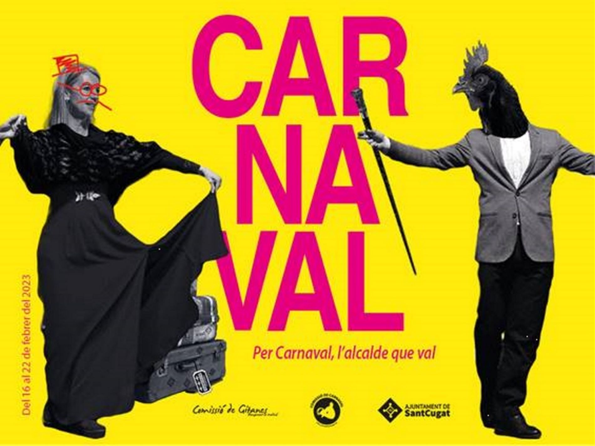 Polèmica a Sant Cugat pel cartell de Carnaval amb la imatge de l'alcaldessa