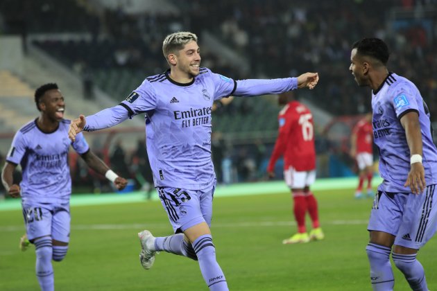 Fede Valverde gol Real Madrid Al Ahly / Foto: EFE