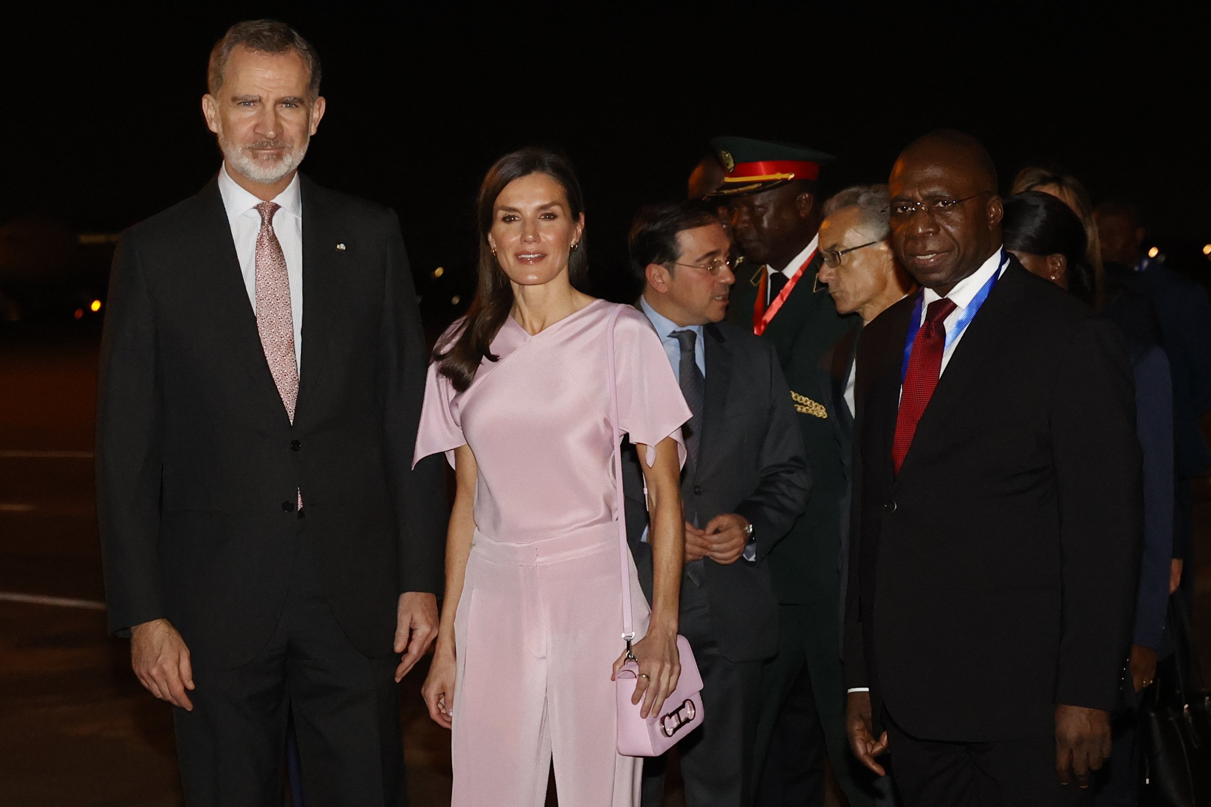 Letizia angola aeropuerto