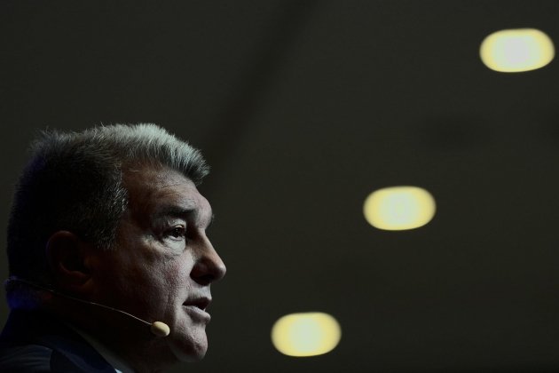 Joan Laporta serio Barça / Foto: EFE Joan Laporta serio Barça / Foto: EFE