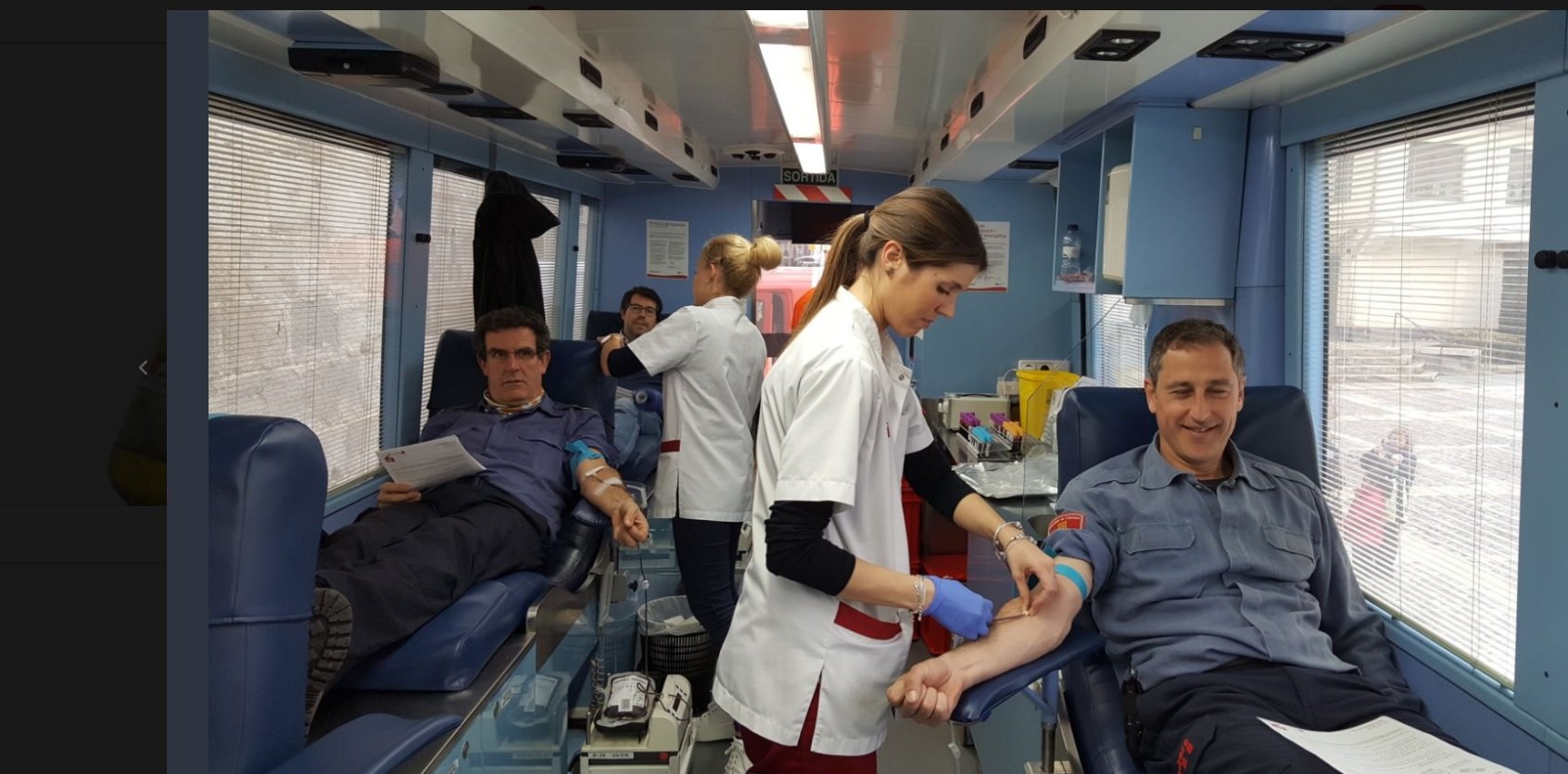 Campaña de los Bombers para recoger sangre