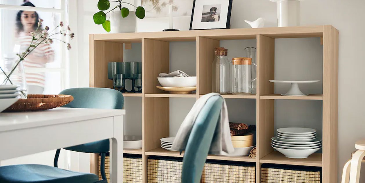 La prestatgeria Kallax d'Ikea acaba amb la falta d'espai per a emmagatzematge