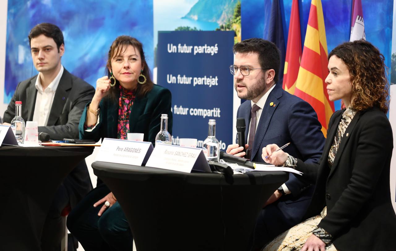 Aragonès takes helm of Pyrenees-Mediterranean Euroregion, calling for "broader alliances" in Europe
