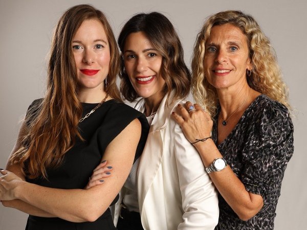 Liana Knight Grieg , Natalie Batlle i Eva Vila Massanas, fundadores de Juno House