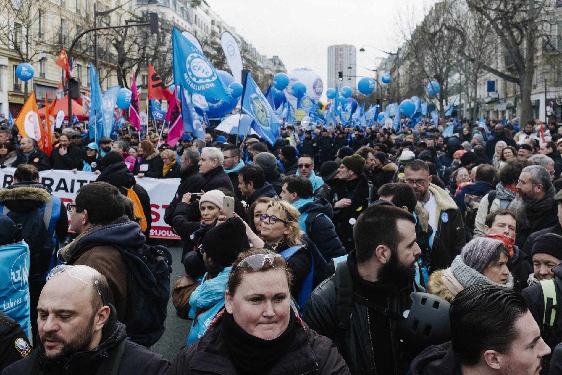 Cuarta jornada de protestas contra la reforma de pensiones de Macron: se esperan movilizaciones masivas
