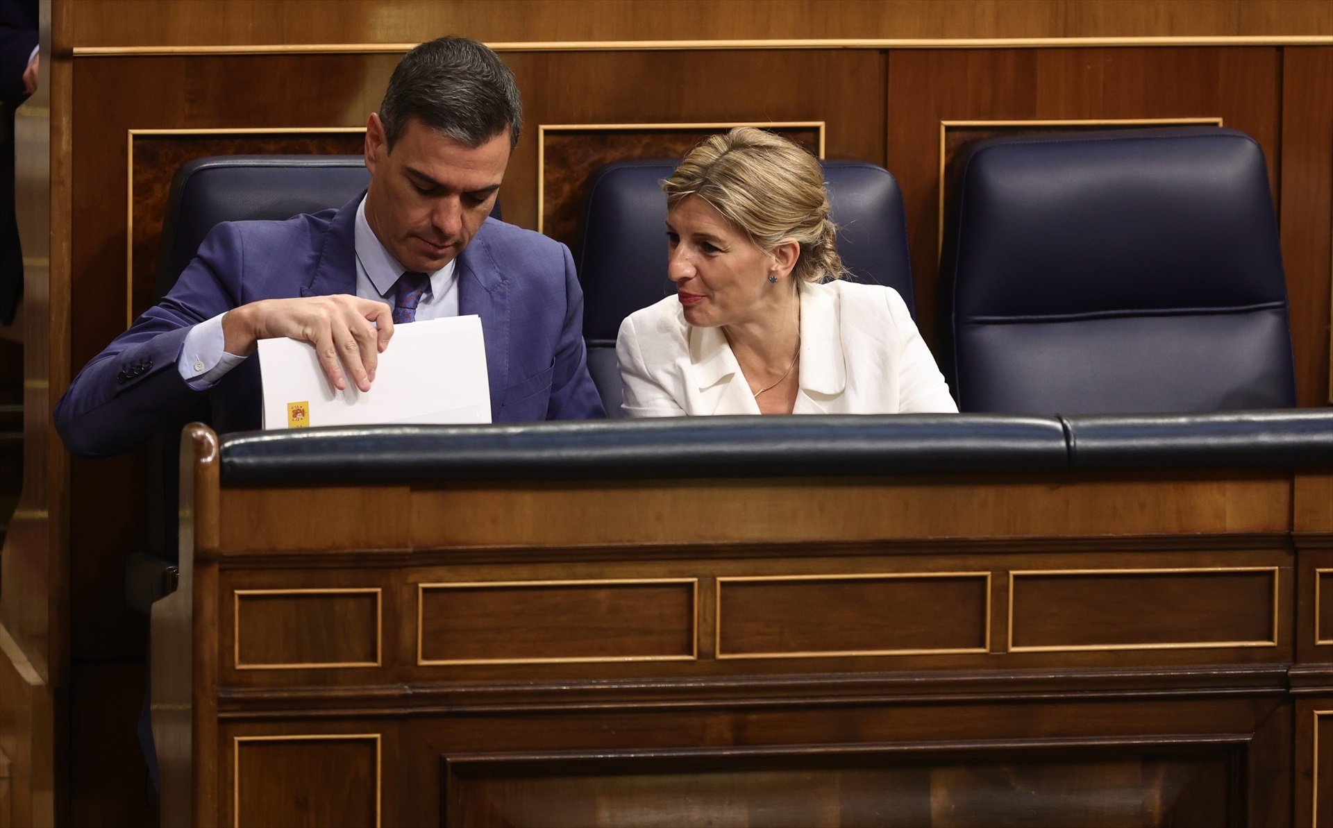 Les dues velocitats de l’amnistia a la Moncloa: Sumar accelera i el PSOE alenteix