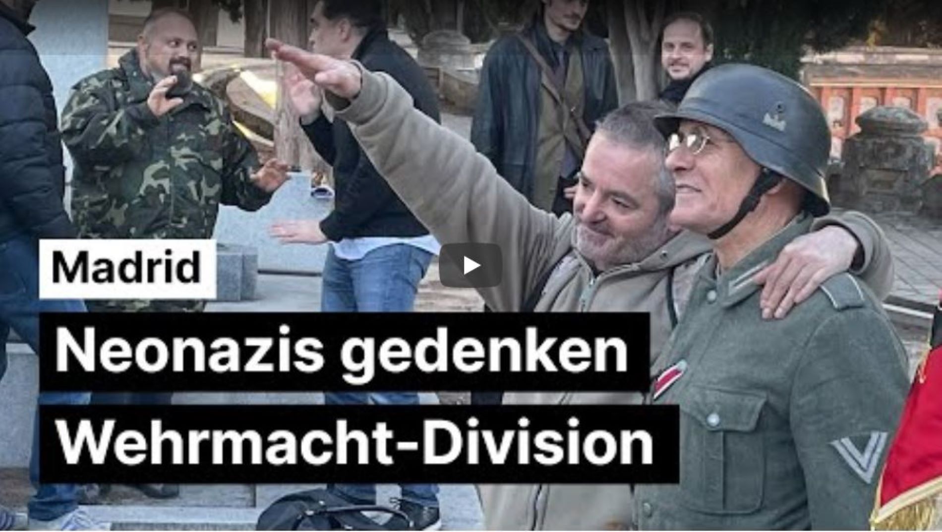 En Alemania se hacen cruces con una marcha de neonazis en Madrid para homenajear a la División Azul