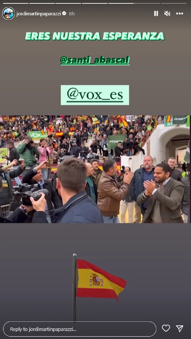 Jordi Martín IG stories Jordi Martín IG stories