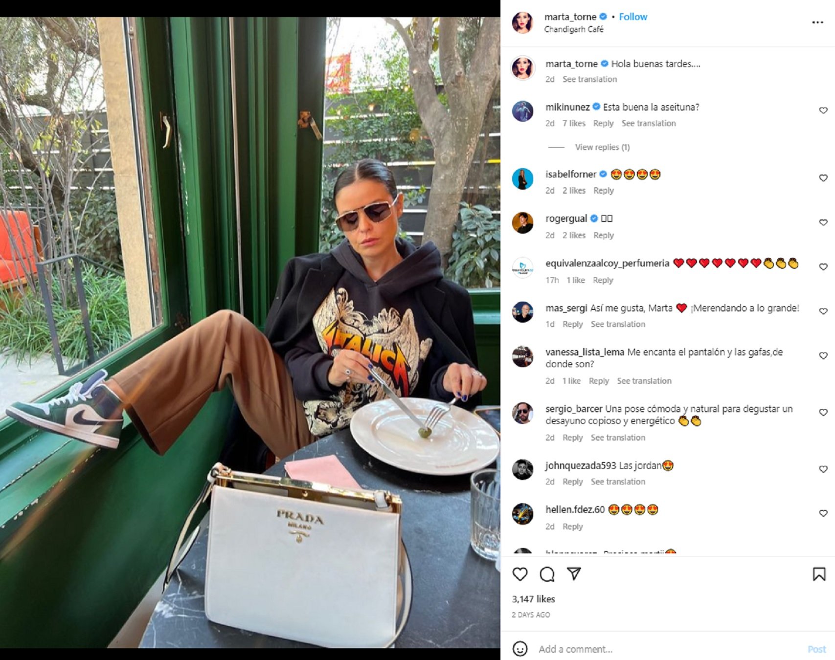 Marta Torné comentaris Instagram