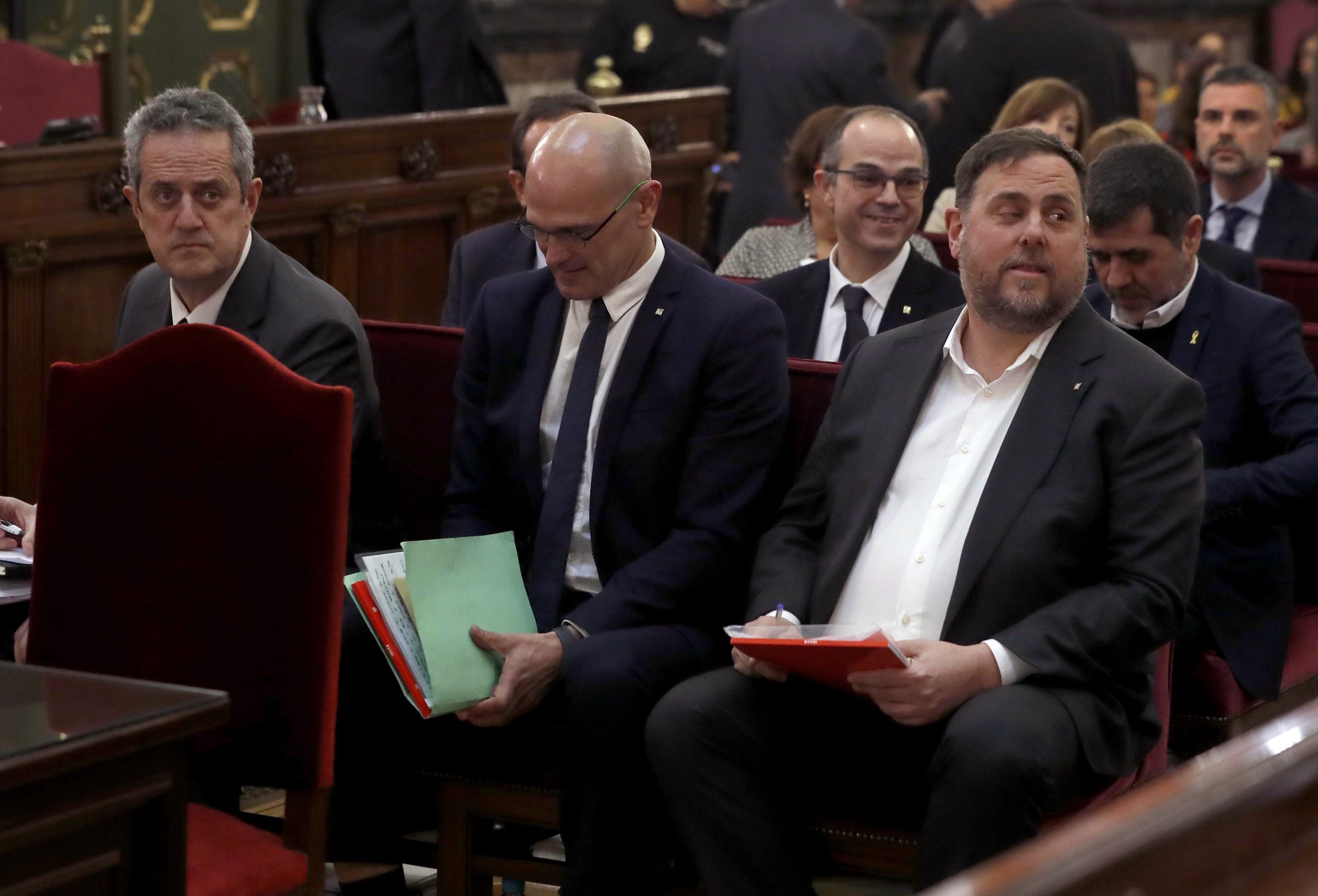 El Suprem manté les penes d'inhabilitació per a Junqueras, Romeva, Turull i Bassa per malversació