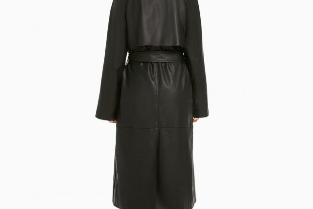 Abrigo trench efecte piel1 Abrigo trench efecte piel1