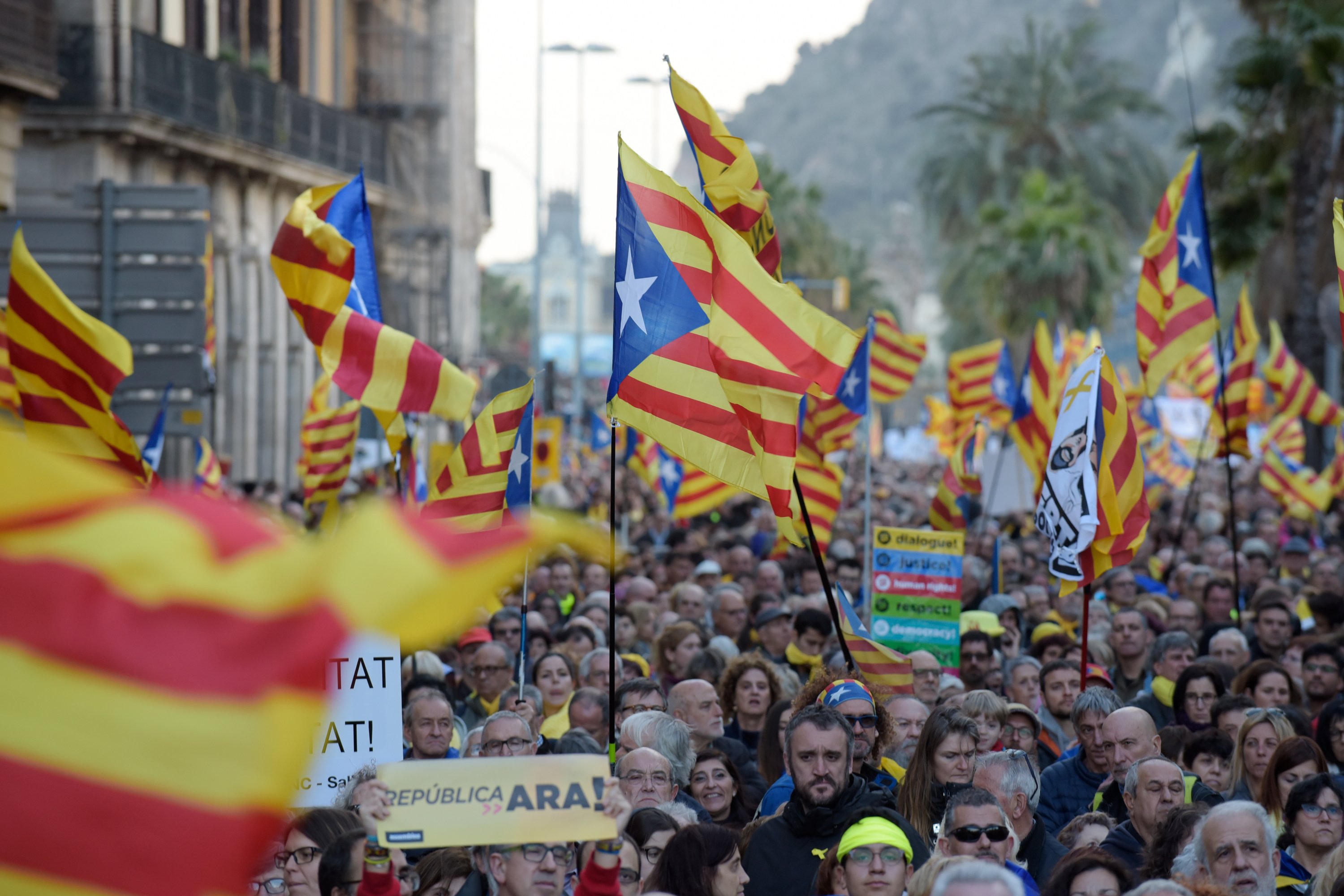 Catalan independence movement, fully mobilized for arrival of Sánchez on Friday