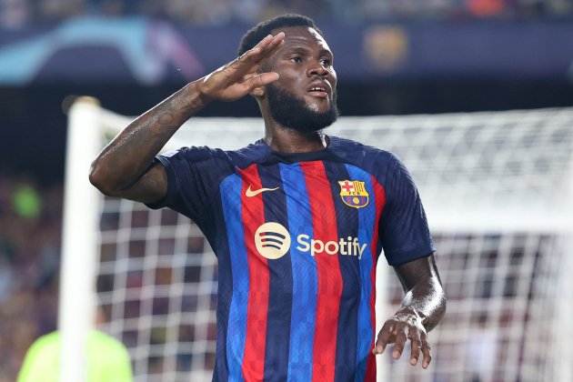 Franck Kessie celebracion presidente Barça / Foto: Europa Press Franck Kessie celebracion presidente Barça / Foto: Europa Press