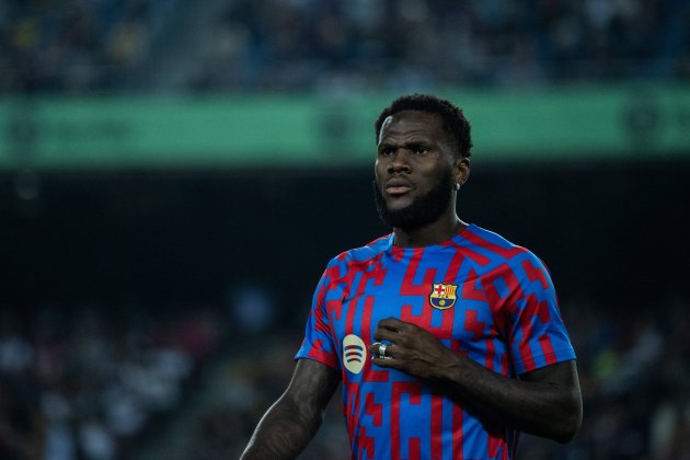 Franck Kessie calentamiento Barça / Foto: Europa Press Franck Kessie calentamiento Barça / Foto: Europa Press