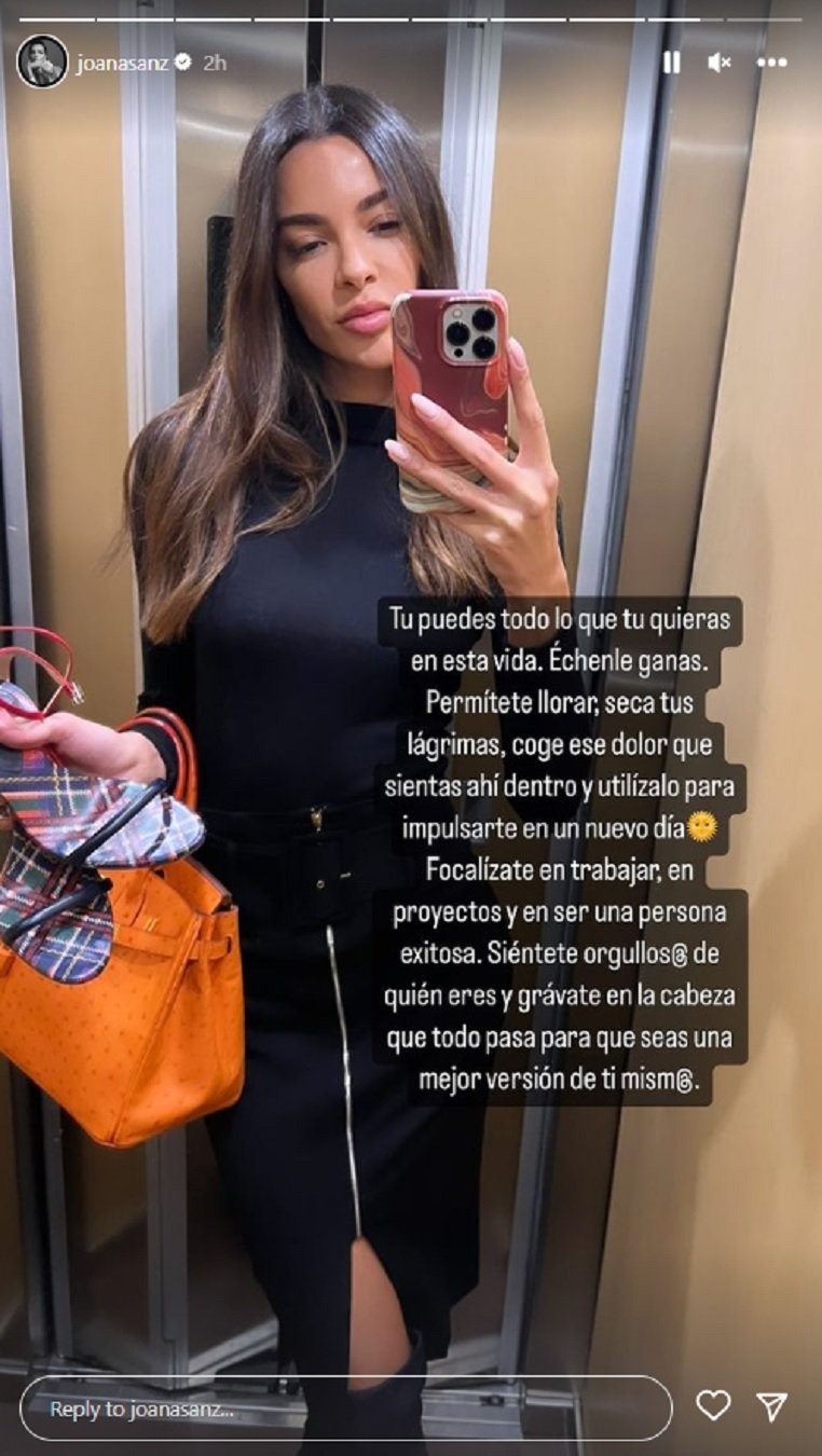 Joana Sanz IG stories Joana Sanz IG stories