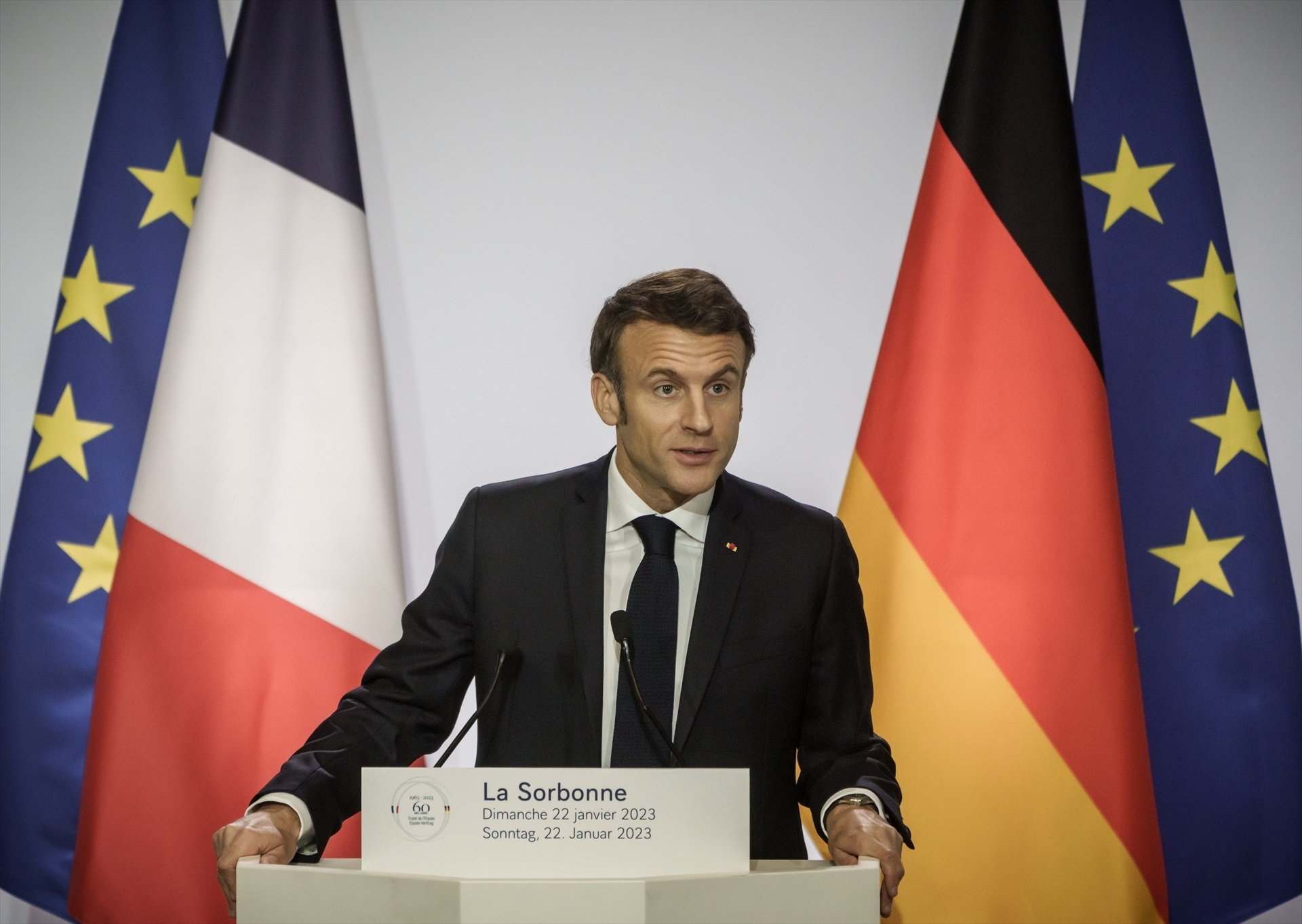 El presidente de Francia, Emmanuel Macron